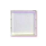Rainbow Acrylic Shadowbox with White Canvas