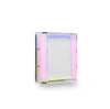 Rainbow Acrylic Shadowbox with White Canvas