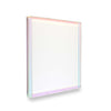 Rainbow Acrylic Shadowbox with White Canvas