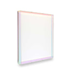 Rainbow Acrylic Shadowbox with White Canvas