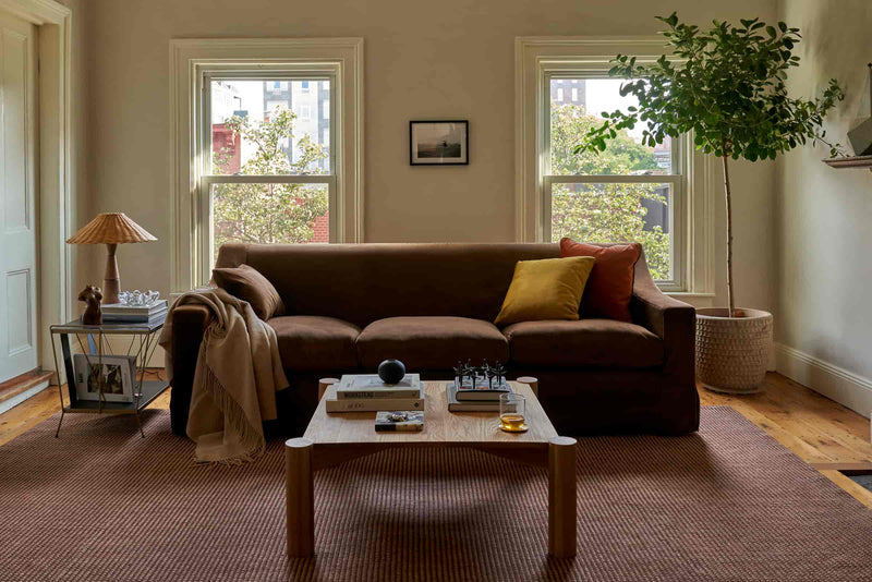 The Evergreen Sofa in Recycled Velvet