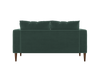 The Essential Loveseat Sectional in Recycled Velvet