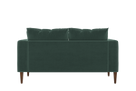 The Essential Loveseat Sectional in Recycled Velvet