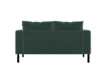 The Essential Loveseat Sectional in Recycled Velvet