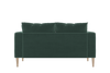 The Essential Loveseat Sectional in Recycled Velvet