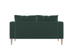 The Essential Loveseat Sectional in Recycled Velvet