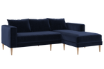The Essential Sectional in Recycled Velvet