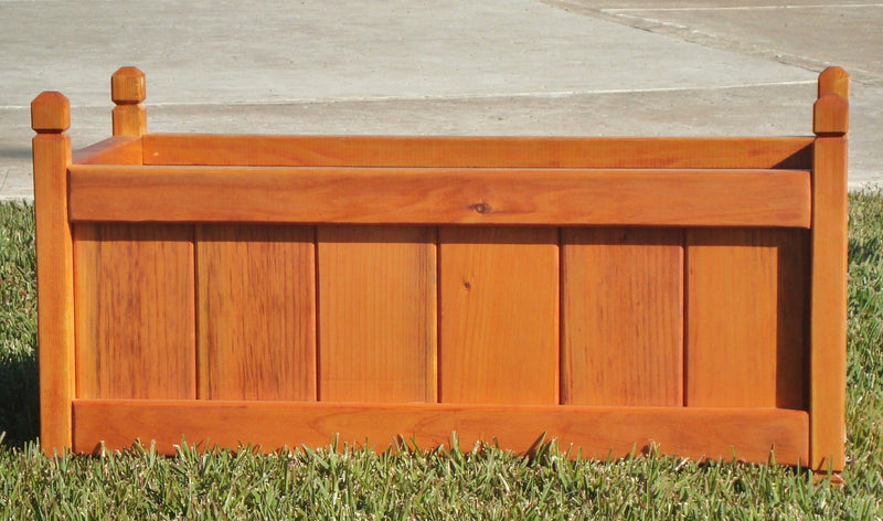 Garden Redwood Solid Planter Box