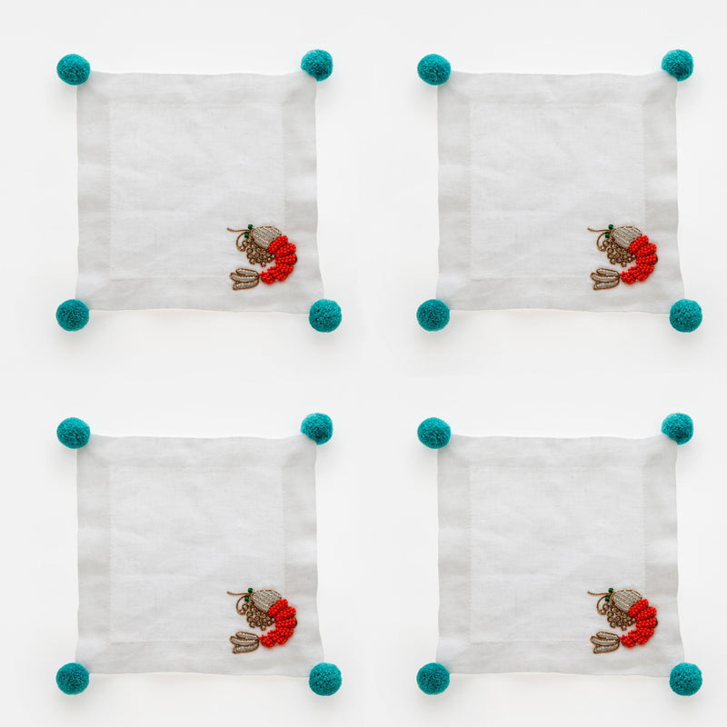 Shrimp cocktail napkins