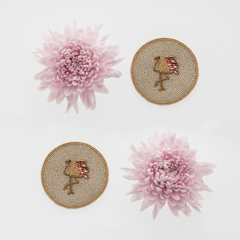 Flamingo coasters