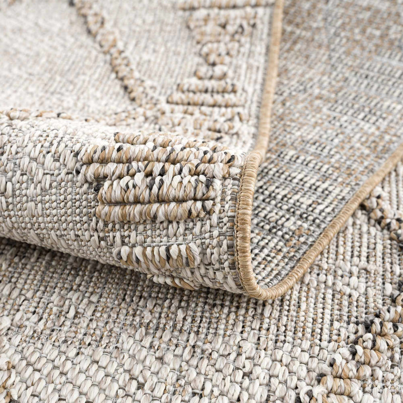 Nyla Bone & Tan Area Rug