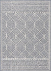 Diah Gray Blue & Bone Area Rug