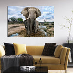 Safari Elephants Wall Art