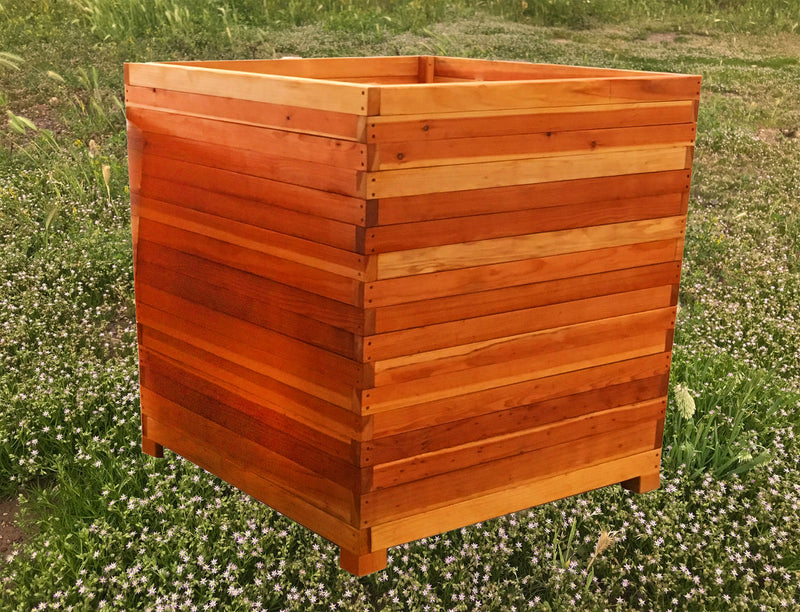 Santa Fe Redwood Planter