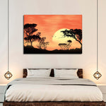 Sunrise In Africa Wall Art