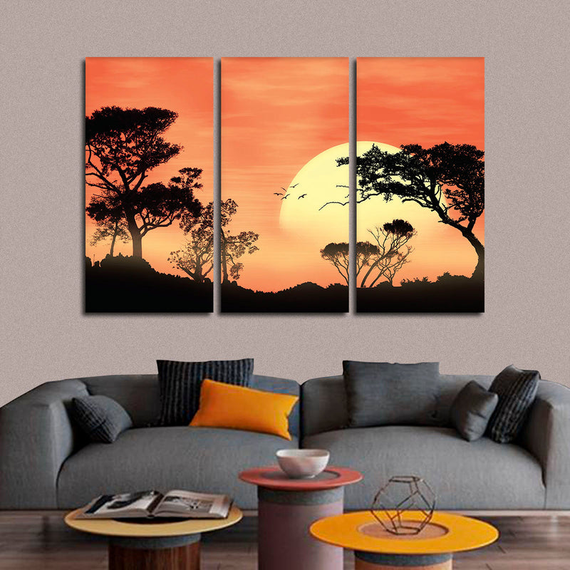 Sunrise In Africa Wall Art