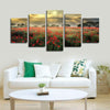 Scandinavian Poppy Field Wall Art