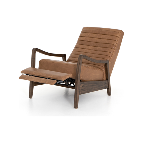 Chance Warm Taupe Dakota Leather Recliner | shipping 11/20/2025