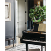 Khalid Natural/Black Hand-Knotted Rug