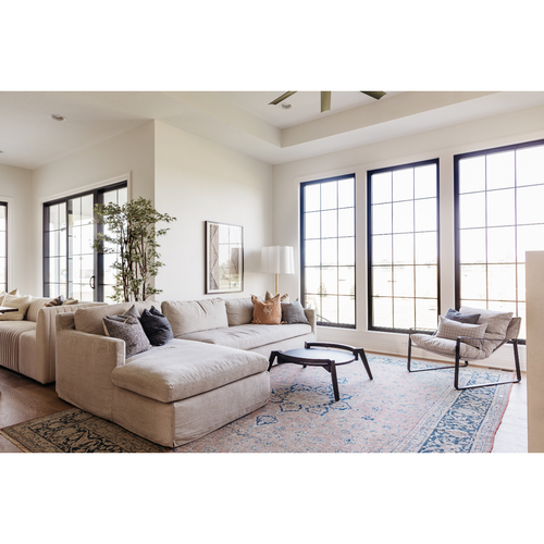 Emmett Umber Natural Sling Chair | ready to ship!