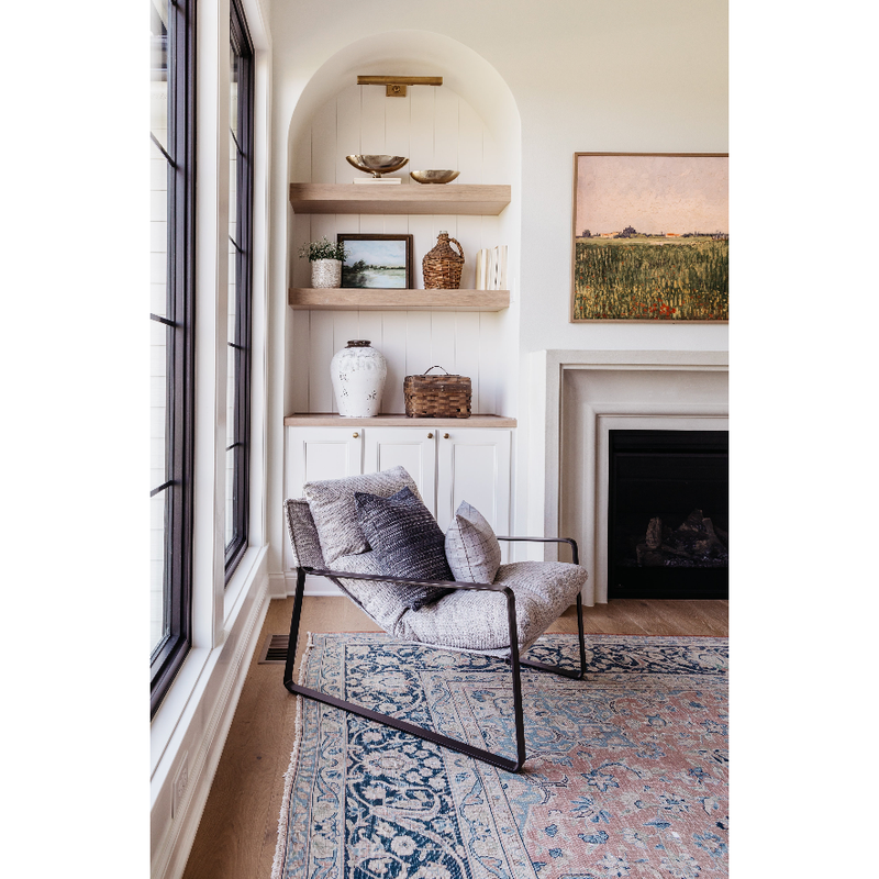 Emmett Umber Natural Sling Chair | ready to ship!