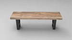 Maxwell 60" Acacia Dining Bench - Natural + Smoke