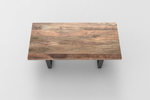 Maxwell Acacia 72" Dining Table - Natural + Smoke