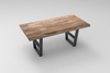 Maxwell Acacia 72" Dining Table - Natural + Smoke