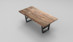 Maxwell Acacia 84" Dining Table - Natural + Smoke