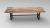 Maxwell Acacia 108" Dining Table - Natural + Smoke