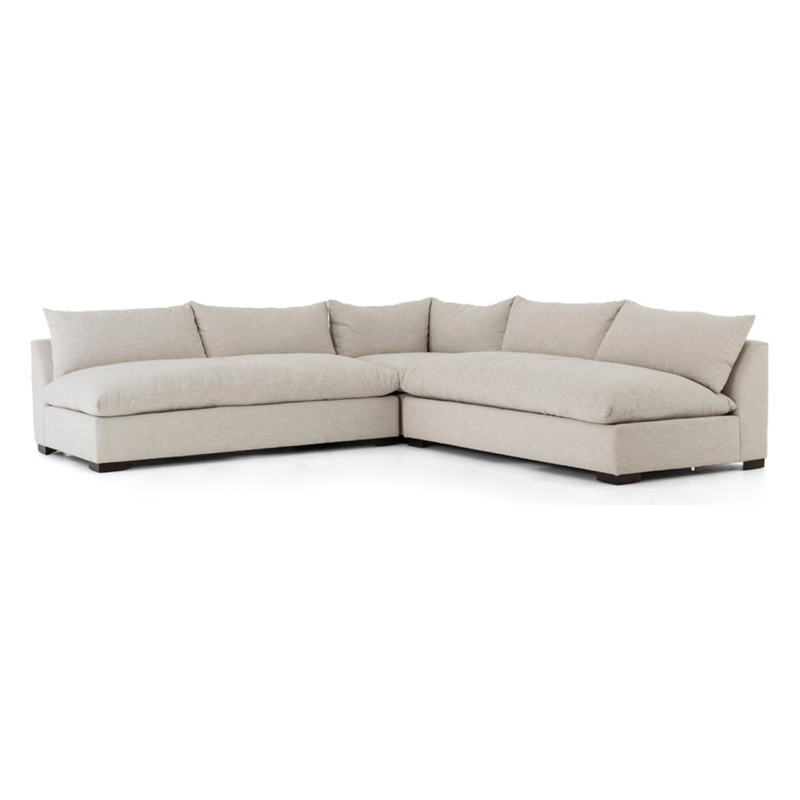 Grant 3-Piece Sectional - Oatmeal | shipping 6/30/2025