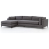 Grammercy 2-Piece Chaise Sectional - Bennett Charcoal