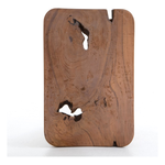 Zuri Outdoor Stool - Aged Natural Teak | ready to ship!