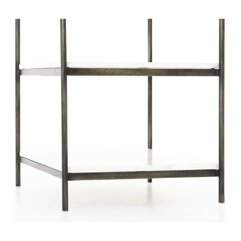 Tatum Nightstand - Hammered Gray | ready to ship!