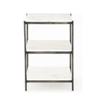 Tatum Nightstand - Hammered Gray | ready to ship!