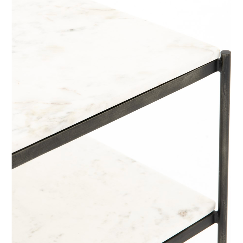 Tatum Nightstand - Hammered Gray | ready to ship!