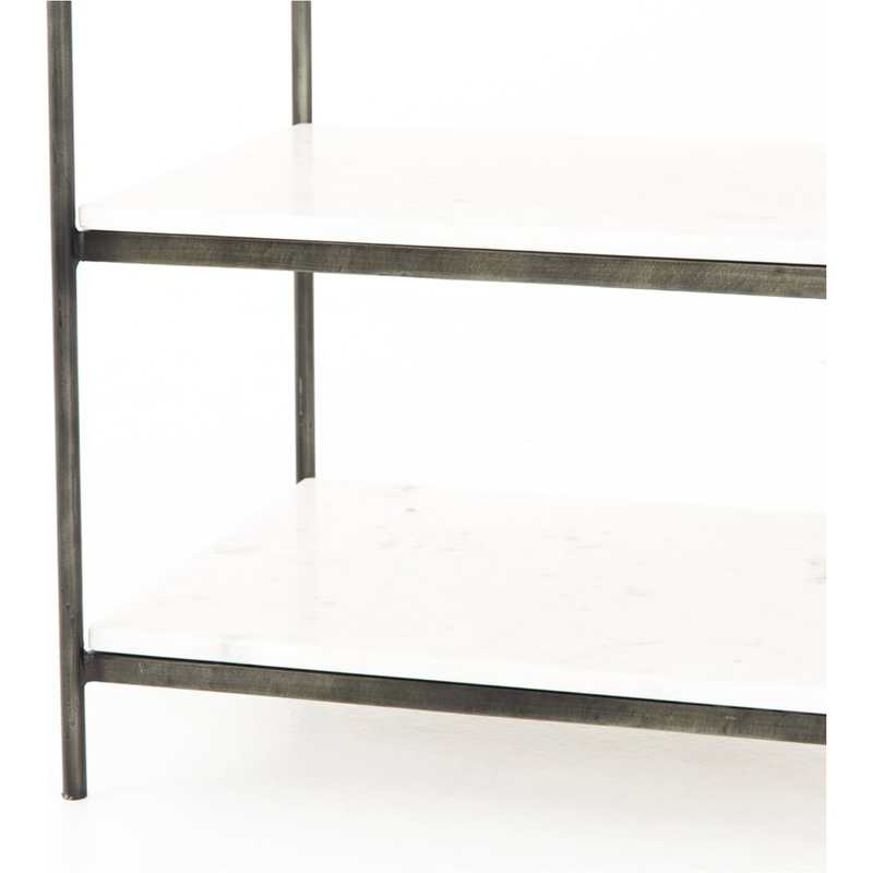 Tatum Nightstand - Hammered Gray | ready to ship!