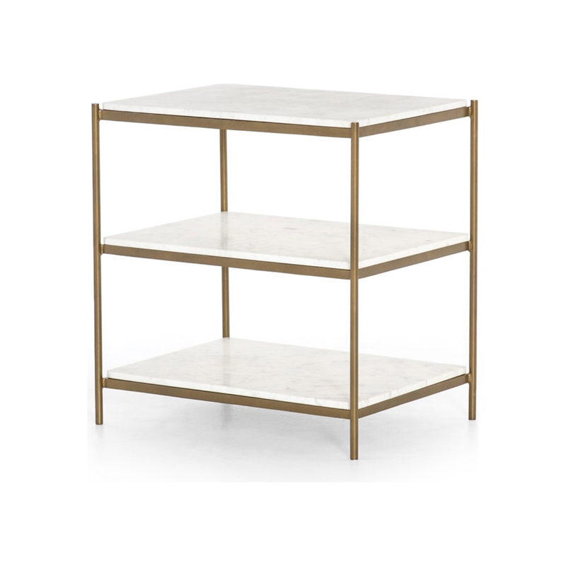 Felix Nightstand - Antique Brass | ready to ship!