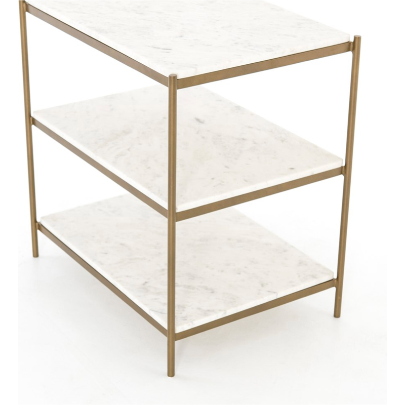 Felix Nightstand - Antique Brass | ready to ship!