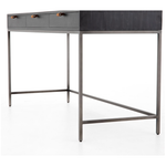 Trey Modular Writing Desk - Black Wash Poplar | ready to ship!