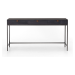 Trey Modular Writing Desk - Black Wash Poplar | ready to ship!