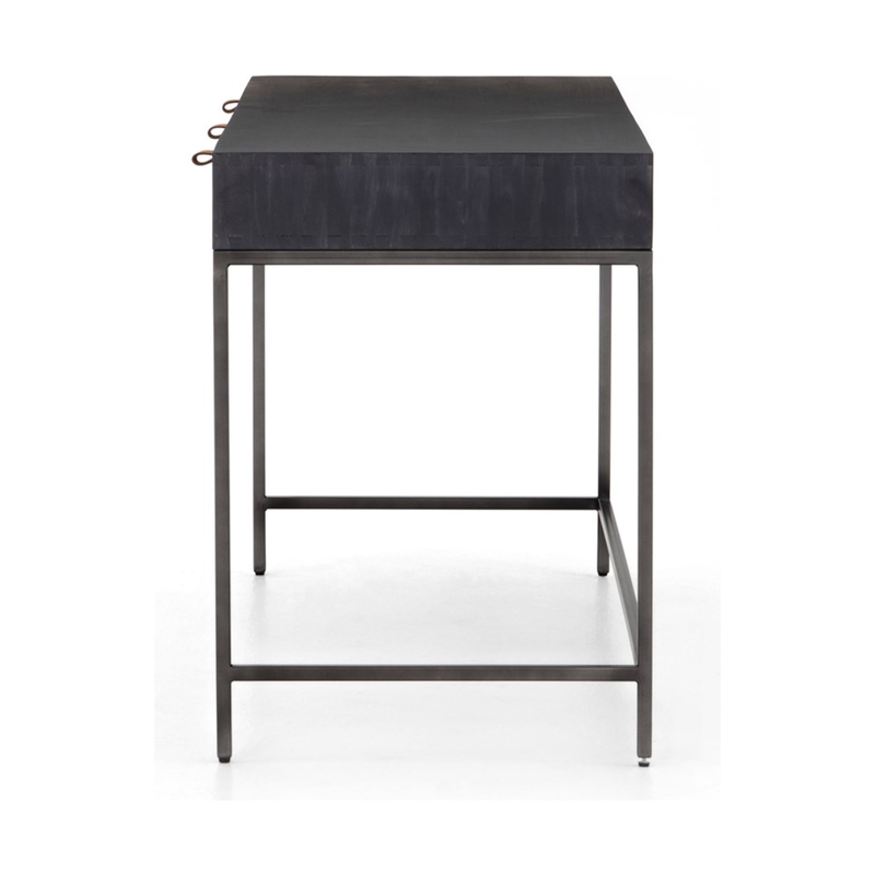 Trey Modular Writing Desk - Black Wash Poplar | ready to ship!