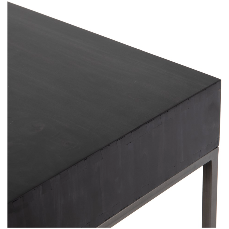 Trey Modular Writing Desk - Black Wash Poplar | ready to ship!