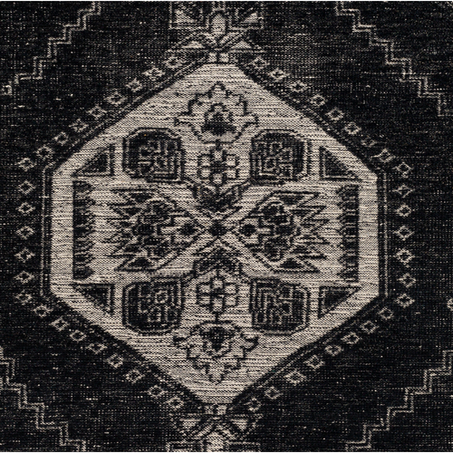 Zahra Black Hand-Knotted Rug