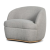Sandie Swivel Chair - Gibson Silver | shipping 10/6/2025