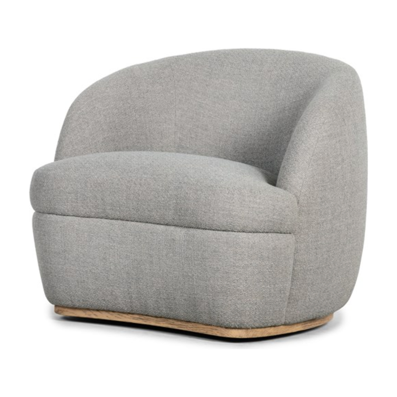 Sandie Swivel Chair - Gibson Silver | shipping 10/6/2025