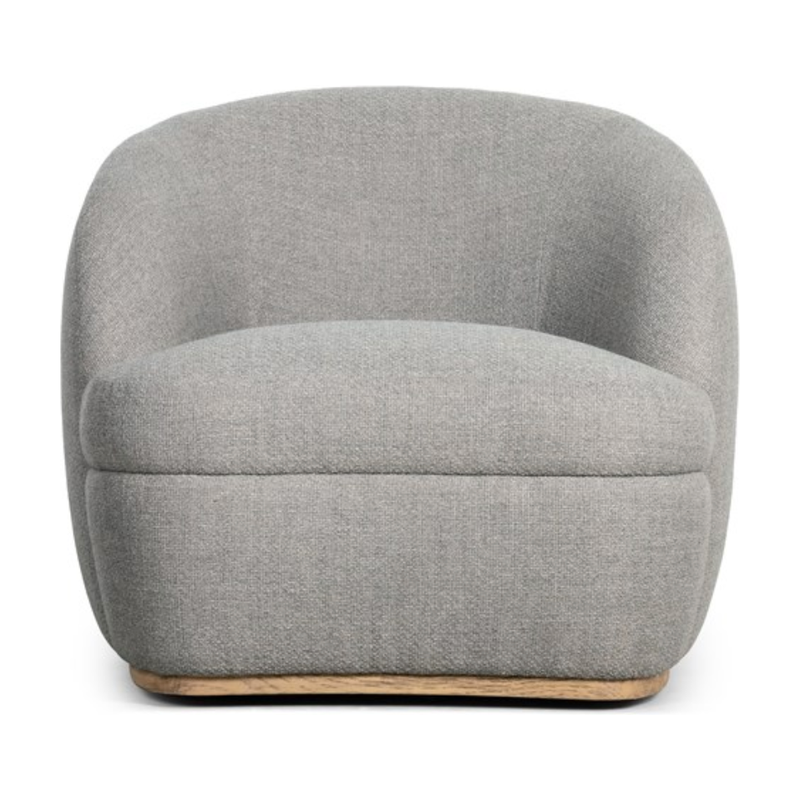 Sandie Swivel Chair - Gibson Silver | shipping 10/6/2025