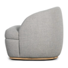 Sandie Swivel Chair - Gibson Silver | shipping 10/6/2025