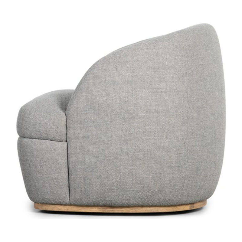 Sandie Swivel Chair - Gibson Silver | shipping 10/6/2025