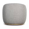 Sandie Swivel Chair - Gibson Silver | shipping 10/6/2025